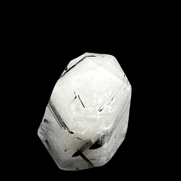 Rutilated Quartz Pointed Natural Mineral Rock Specimen Tower Stick Formation - Picture 5 of 9